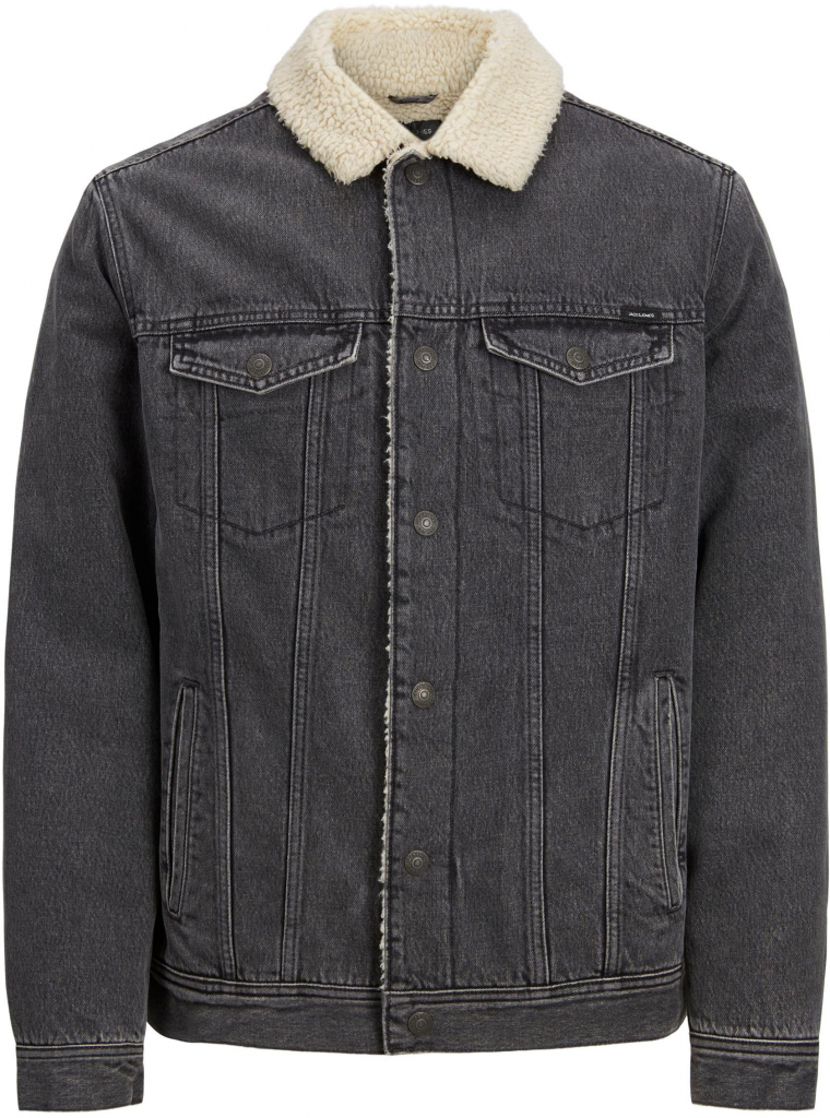 Jack & Jones džínová bunda JJIJEAN 12213199 Grey Denim