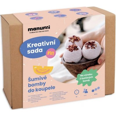 Manumi kreativní sada na výrobu šumivých bomb do koupele 1 ks – Hledejceny.cz