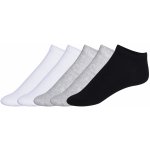 Esmara dámské nízké ponožky 5 párů bílá/šedá/černá – Sleviste.cz
