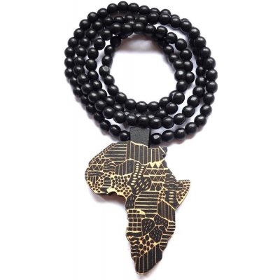 Blingstar Přívěsek Wood Afrika Korále BN 836 Africa – Zboží Dáma