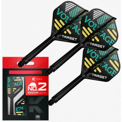 Target - darts K-Flex - Rob Cross - No2 - Medium - TRG410131 – Zboží Dáma