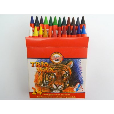 Koh-i-noor Voskovky 8274/24 trojhranné tenké 24 ks – Sleviste.cz