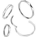 Šperky4U Segment kruh helix cartilage tragus septum piercing titan TIT1335-0808 – Zboží Dáma