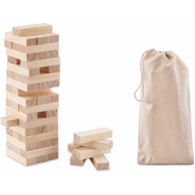 Goki Dřevěná věž Jenga natur