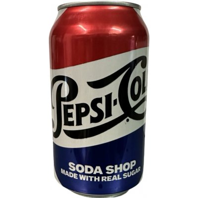 Pepsi Soda Shop Made With Real Sugar 355 ml – Zboží Dáma