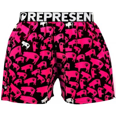 Represent pánské trenky s vytkávanou gumou Exclusive Mike Pig Farm – Hledejceny.cz