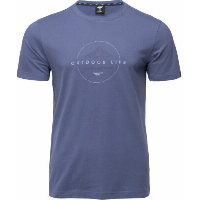 Hi-Tec HOGAN pánské bavlněné triko modrá – Zboží Dáma