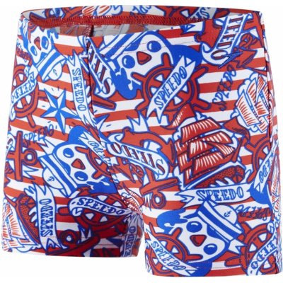 Speedo Space Traveller Essential Allover Aquashort risk red beautiful blue white – Hledejceny.cz