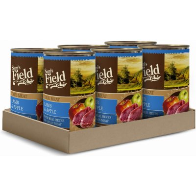 Sam's Field Adult True Lamb & Apple 6 x 400 g – Hledejceny.cz