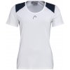 Dámské sportovní tričko Head Club 22 Tech T-Shirt Women White/Dark Blue