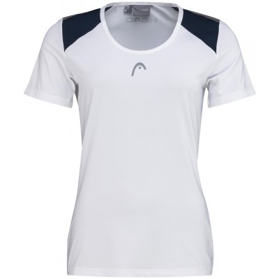 Head Club 22 Tech T-Shirt Women White/Dark Blue – Zboží Mobilmania