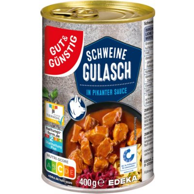 G&G Vepřový guláš 400 g – Zboží Dáma