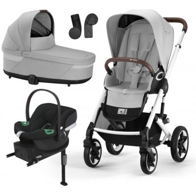 Cybex SET 5v1 Talos S Lux 2024 + Cot S Lux + Aton B2 i-Size se základnou + adaptéry – Zboží Mobilmania