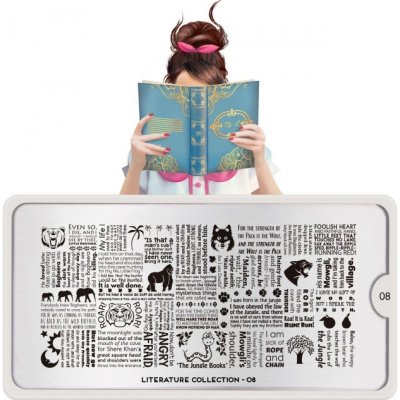 Image destička MoYou Literature 08 – Zboží Dáma