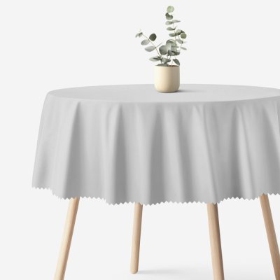 Goldea teflonový ubrus šedý kulatý Ø 100 cm – Zboží Dáma