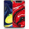 Pouzdro a kryt na mobilní telefon Samsung Pouzdro Picasee silikonové Samsung Galaxy A80 A805F - Red black čiré