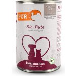 Herrmann's Konzerva pro psy a kočky Krůtí maso Bio 400 g