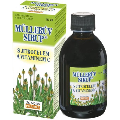 Dr. Müller Müllerův sirup s jitrocelem a vitamínem C 245 ml – Zbozi.Blesk.cz