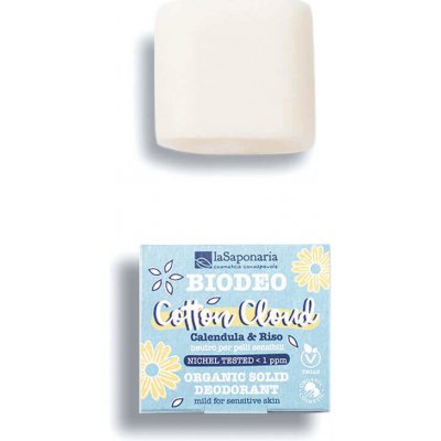 laSaponaria deostick Cotton Cloud BIO bez parfemace a jedlé sody 40 g – Zboží Mobilmania