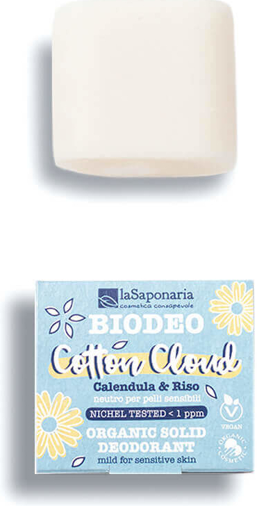 laSaponaria deostick Cotton Cloud BIO bez parfemace a jedlé sody 40 g