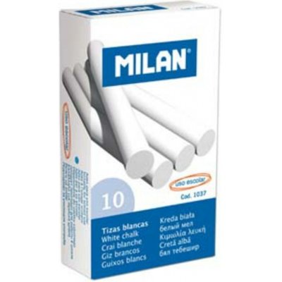 Milan Křídy školní bílé / 10 ks 367991 – Zboží Dáma