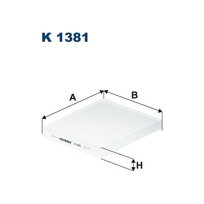 Filtr, vzduch v interiéru FILTRON K 1381 – Hledejceny.cz