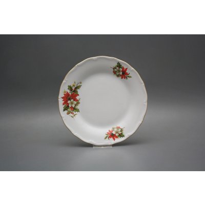 Bohemia Porcelán 1987 Talíř dezertní 19 cm Verona Vánoční hvězda CGL – Zboží Dáma