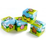 Teddies kostka moje první zvířátka 7 x 7 cm 4 ks v sáčku – Hledejceny.cz