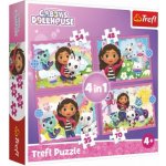 Trefl 4v1 Gabbyina dobrodružství/Gabby´s Dollhouse 28,5x20,5 cm – Hledejceny.cz