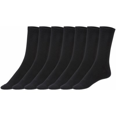 Esmara Loungewear dámské ponožky s BIO bavlnou 7 párů černá