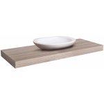 Naturel Dolce deska pod umyvadlo 90x50x8 dub bardolino DO9050DB – Zboží Dáma