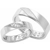 Prsteny Aumanti Snubní prsteny 192 Platina bílá
