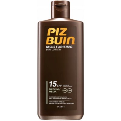 Piz Buin Moisturising Lotion hydratační gelový opalovací krém SPF15 200 ml – Hledejceny.cz