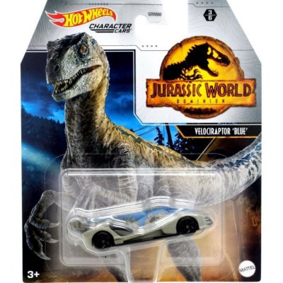 Hot Wheels Jurský svět Velociraptor Blue – Zboží Mobilmania