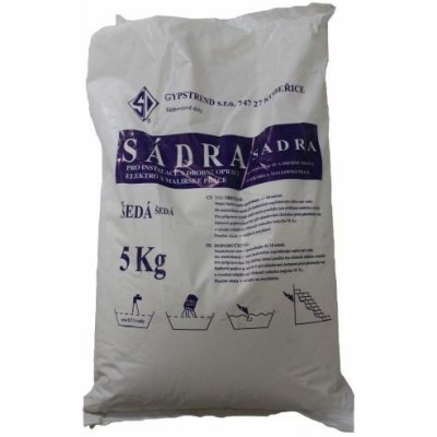 GYPSTREND Sádra balená stavební 5kg šedá SADRA 5KG – Hledejceny.cz