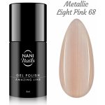 NANI Gel lak Amazing line Metallic Light Pink 5 ml – Zboží Dáma