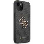 Pouzdro Guess PU 4G Metal Logo iPhone 14 šedé – Hledejceny.cz