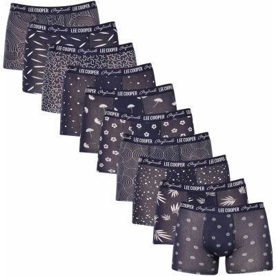 Lee Cooper pánské boxerky LCUBOX10P2 1946718 vícebarevné 10 pack – Zboží Mobilmania