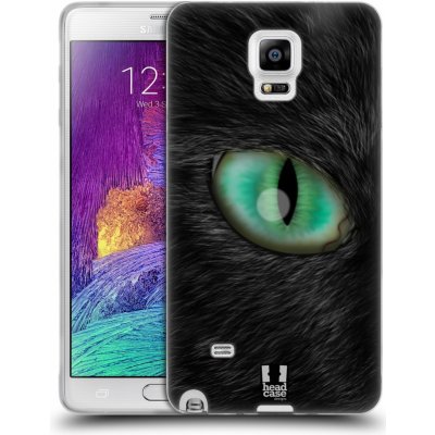Pouzdro HEAD CASE Samsung Galaxy Note 4 (N910) vzor pohled zvířete oko kočka