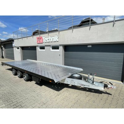 GROMEX BLACK L6.1, hliníkový autopřepravník, 600 kg, 3500kg, ALU kola, tlumiče náprav – Sleviste.cz