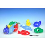 Směr Plavací sada zvířátka do vany plast v síťce 30 x 15 x 8 cm – Zboží Dáma