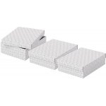 ESSELTE Home velikost M nízká 26.5 x 10 x 36 cm, bílá - set 3 ks – Zboží Živě
