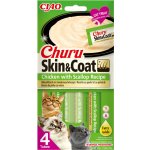 Churu Cat Skin & Coat Chicken & Scallop 4 x 14 g – Zbozi.Blesk.cz