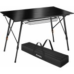 Tectake Hliníkový kempingový stůl Bastian, černý 404985 – Zbozi.Blesk.cz