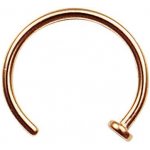 Piercing do nosu růžové zlato KTH2923 – Zboží Dáma