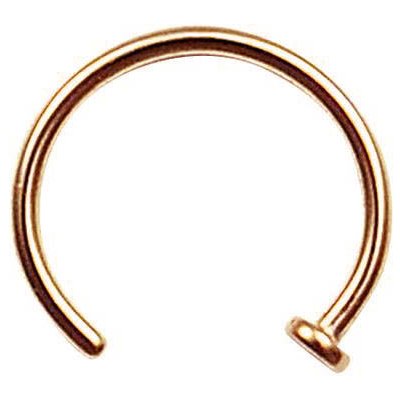 Piercing do nosu růžové zlato KTH2923 – Zboží Dáma