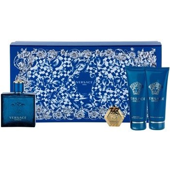 Versace Pour Homme EDT 100 ml + sprchový gel 100 ml + balzám po holení 100 ml + klíčenka dárková sada