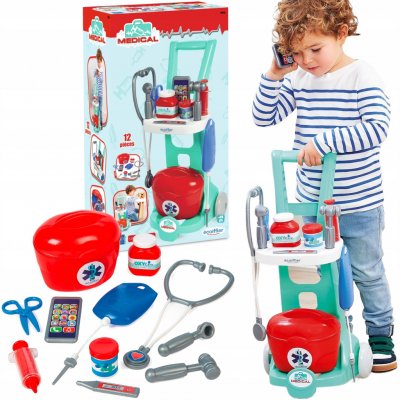 Ecoiffier Lékařský vozík s příslušenstvím – Sleviste.cz