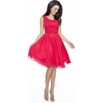 Kartes Moda šaty dámské KM227-1 šifónové červená – Zboží Dáma Kartes Moda šaty dámské KM227-1 šifónové červená – Zboží Dáma