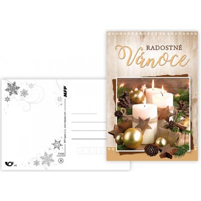 MFP Paper Pohlednice vánoční 162 A Radostné Vánoce – Zboží Mobilmania